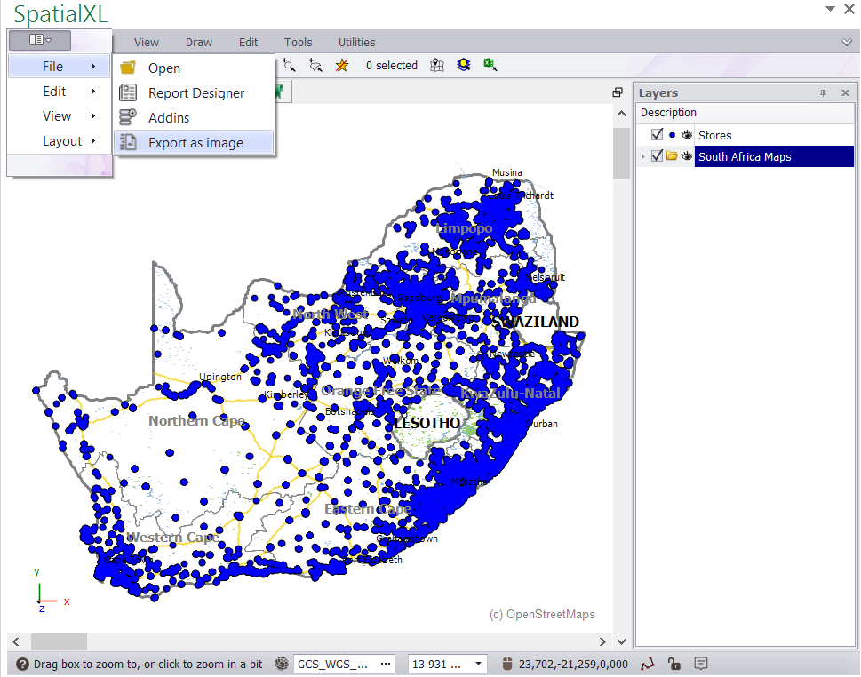 Copy and export map - 1